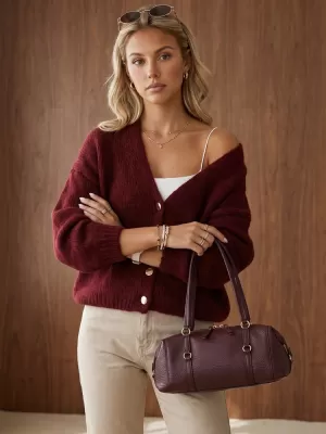 Ženski pulover DSTREET MY2572 BORDO