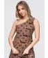 Ženska bluza OMBRE OW-TS-E0061 RJAVA