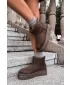 Ženski čevlji BIG STAR SHOES UU274223 RJAVE/BEŽ SENCE
