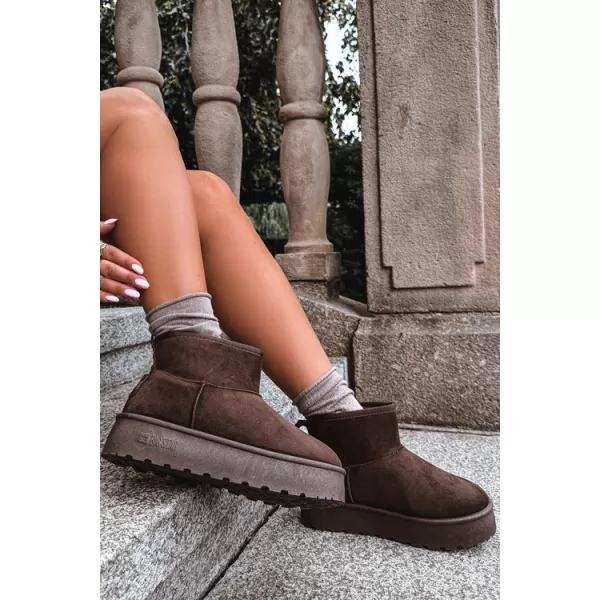  Ženski čevlji BIG STAR SHOES UU274223 RJAVE/BEŽ SENCE 