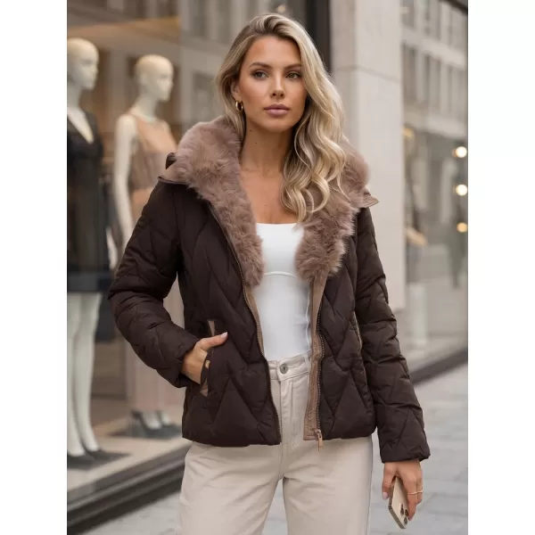  Ženska jakna DSTREET TY6084 RJAVA 