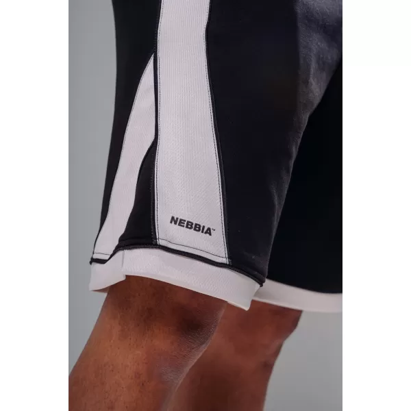 Kratke hlače za trening NEBBIA PRIMAL 877 ČRNA 