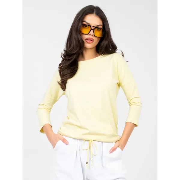  Ženska majica s kratkimi rokavi BASIC FEEL GOOD RV-BZ-4691.10X SVETLO RUMENA 