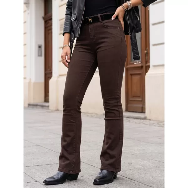  Ženske hlače DSTREET UY3109 RJAVA 