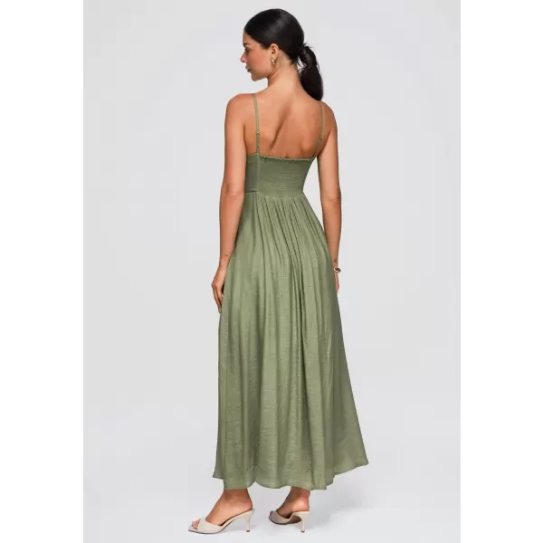  Obleka OMBRE OW-DLR-E0009 ZELENA 