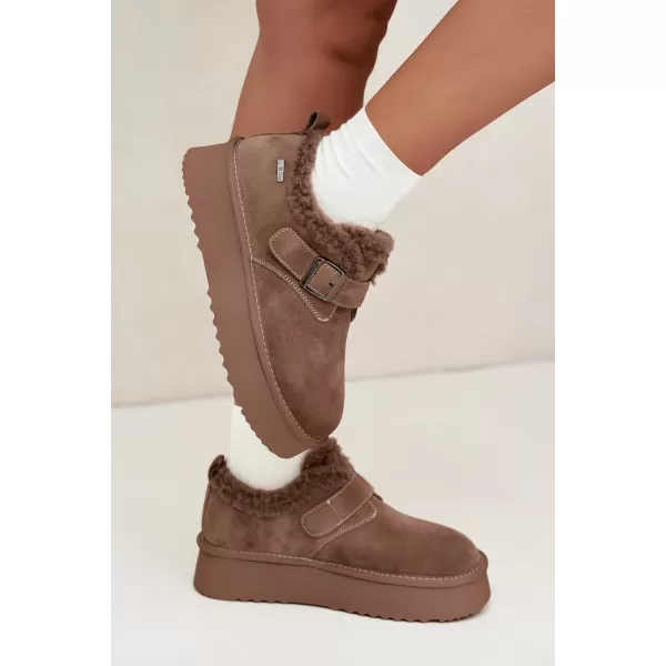  Ženski snežaki BIG STAR SHOES UU274318 BEŽ 