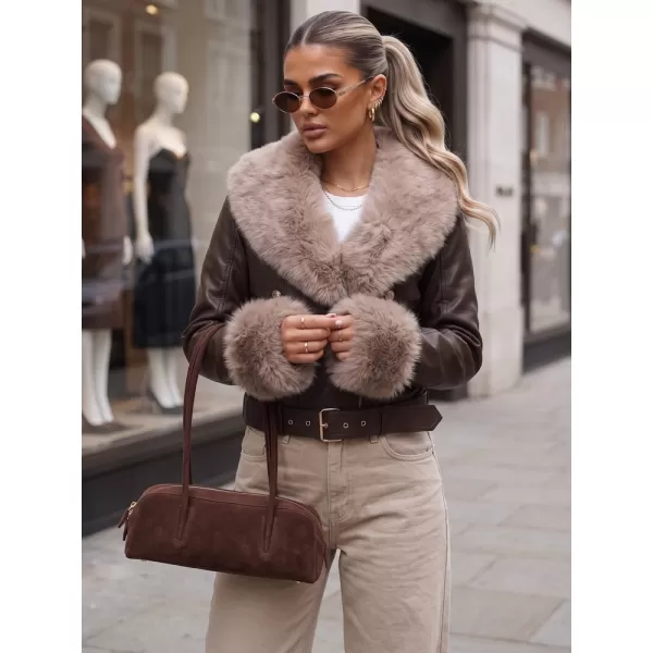  Ženska jakna DSTREET TY5979 RJAVA 