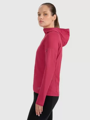 Ženski funkcionalni pulover 4F WAW25TFSWF591 TEMNO ROZA