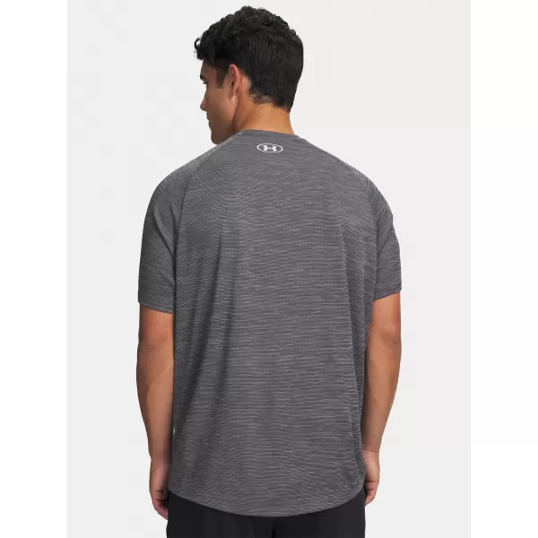  Moška majica s kratkimi rokavi UNDER ARMOUR TECH TEXTURED SS 1382796-026 SIVA 