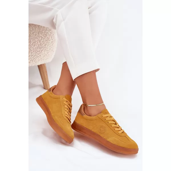  Ženske superge BIG STAR SHOES RR274846 RUMENA/ZLATA 