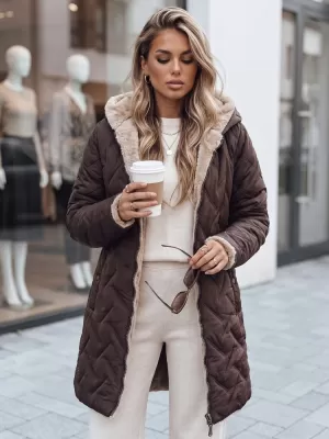 Ženska jakna DSTREET 1 TY5387 RJAVA
