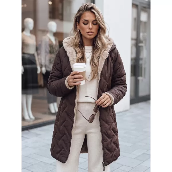 Ženska jakna DSTREET 1 TY5387 RJAVA 
