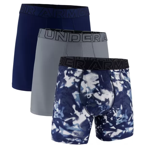  Moške boksarice UNDER ARMOUR UA PERFORMANCE TECH - SOLID 6 -3PK 1383879-408 MODRA 