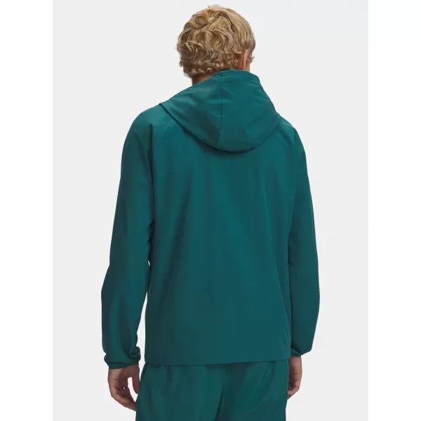  Moška jakna UNDER ARMOUR VIBE WOVEN JACKET 6003001-338 ZELENA 