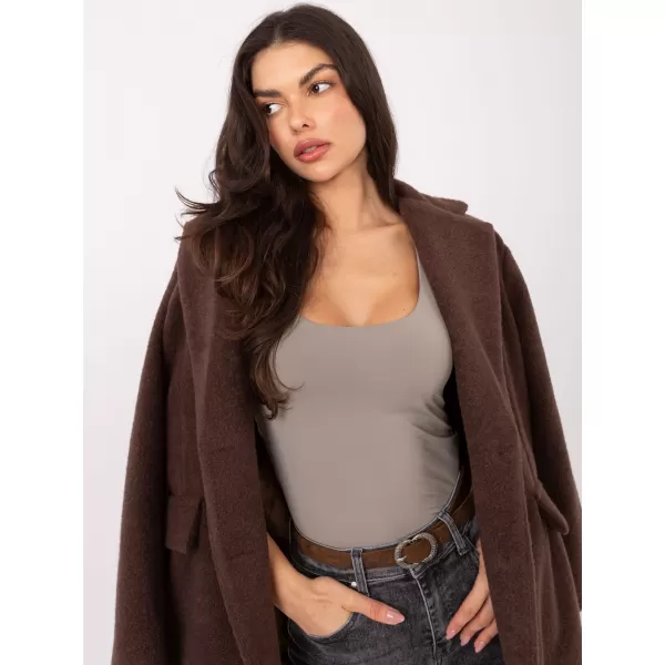  Ženski top SUBLEVEL D12099M02803A TEMNO BEŽ 