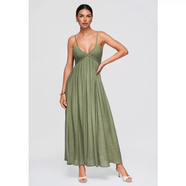  Obleka OMBRE OW-DLR-E0009 ZELENA 