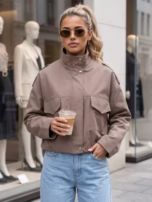 Ženska jakna DSTREET TY6091 BEŽ