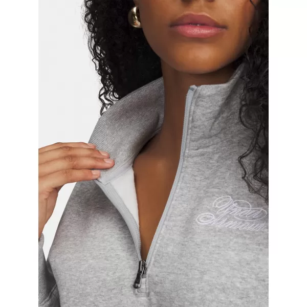  Ženski pulover UNDER ARMOUR RIVAL FLEECE SCRIPT HZ 6012292-011 SIVA 