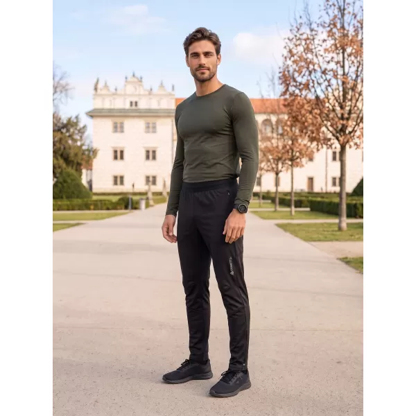  Moške softshell hlače ALPINE PRO ABAR 2 ČRNA 