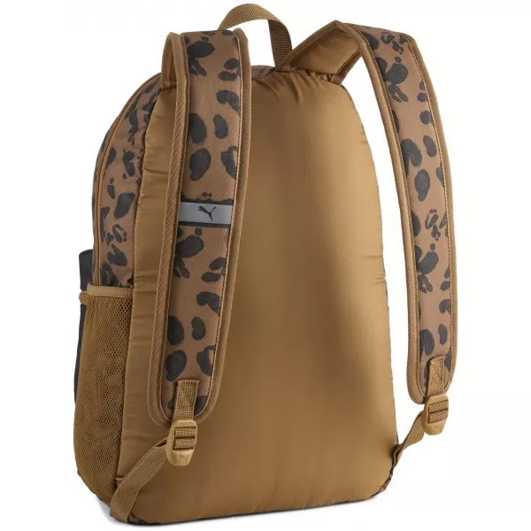  Nahrbtnik PUMA PHASE AOP BACKPACK 09116916 PUMA ČRNA/KONA RJAVA/LEOPARD AOP 
