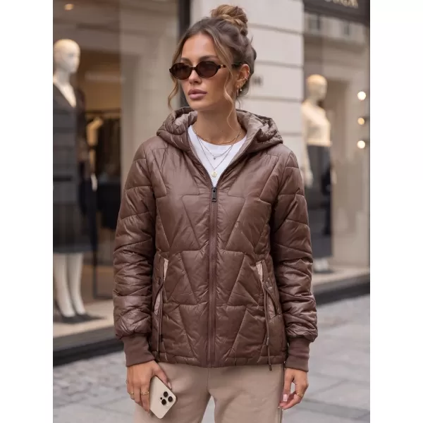  Ženska jakna DSTREET TY5782 RJAVA 