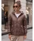 Ženska jakna DSTREET TY5782 RJAVA