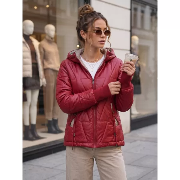  Ženska jakna DSTREET TY5785 BORDO 