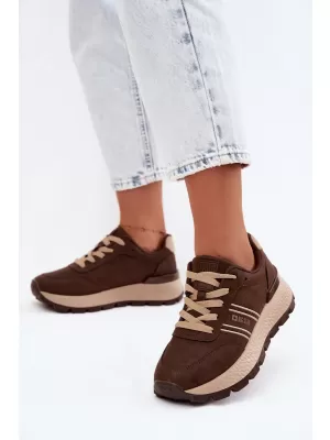 Ženske superge BIG STAR SHOES UU274040 RJAVA/BEŽ