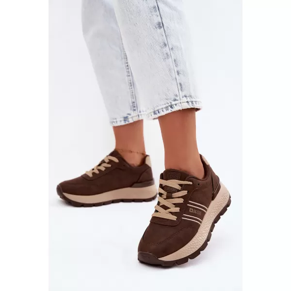  Ženske superge BIG STAR SHOES UU274040 RJAVA/BEŽ 
