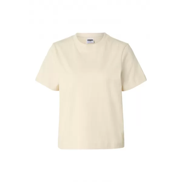  Ženska majica s kratkimi rokavi URBAN CLASSICS TB8574-02903 BELI PESEK 