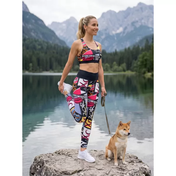  Ženske vrhunske dolge funkcionalne pajkice (nove velikosti) ALTISPORT VOJ/ALW041LEG05 ČRNA 