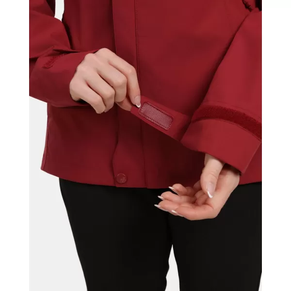  Ženska hardshell jakna KILPI MONTANA-W 1L0102KI TEMNO RDEČA 