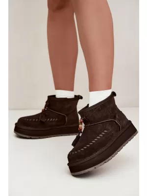Ženski čevlji BIG STAR SHOES UU274678 RJAVA/BEŽ