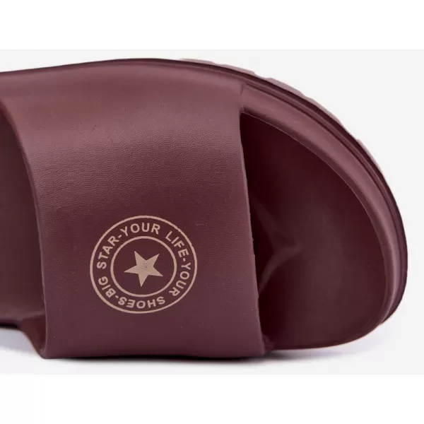  Ženski copati BIG STAR SHOES UU274075 ODTENKI RJAVE IN BEŽ 
