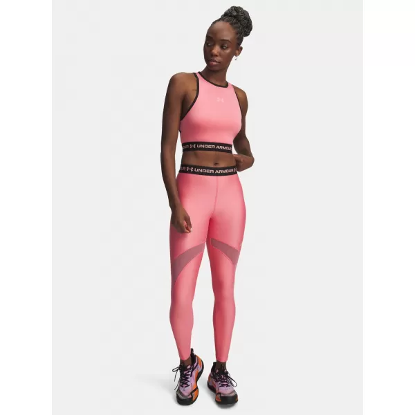  Ženske pajkice UNDER ARMOUR HEATGEAR MESH LEGGING 6010009-600 ROZA 