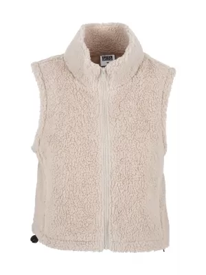 Ženski telovnik URBAN CLASSICS TB7087-02903 BELI PESEK