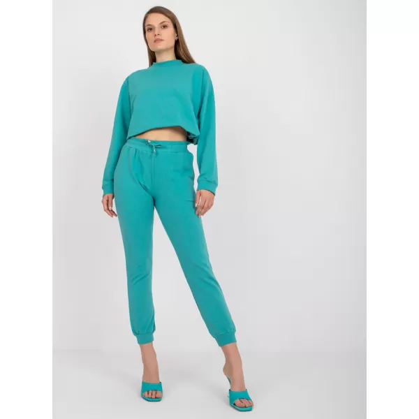  Ženske trenirke BASIC FEEL GOOD AP-DR-A-003 TURKIZNA 