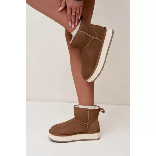  Ženski čevlji BIG STAR SHOES UU274692 RJAVA/BEŽ 
