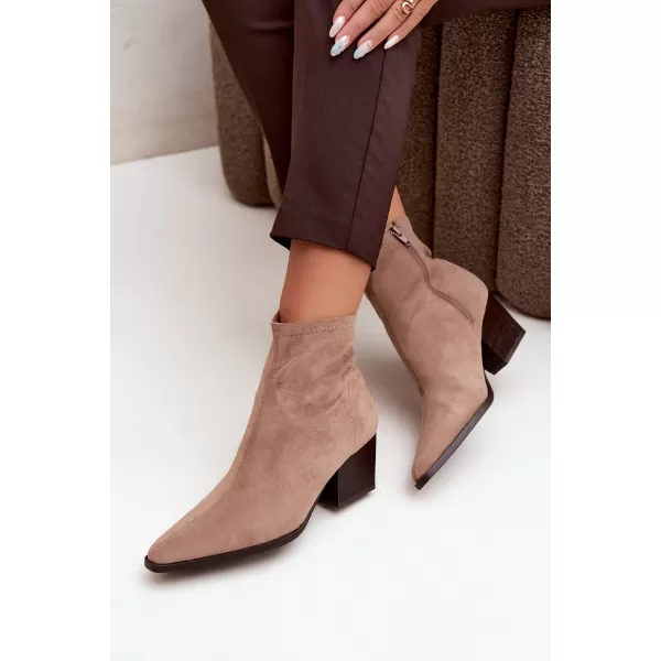  Ženski gležnjarji BOTO D-209 KAKI 