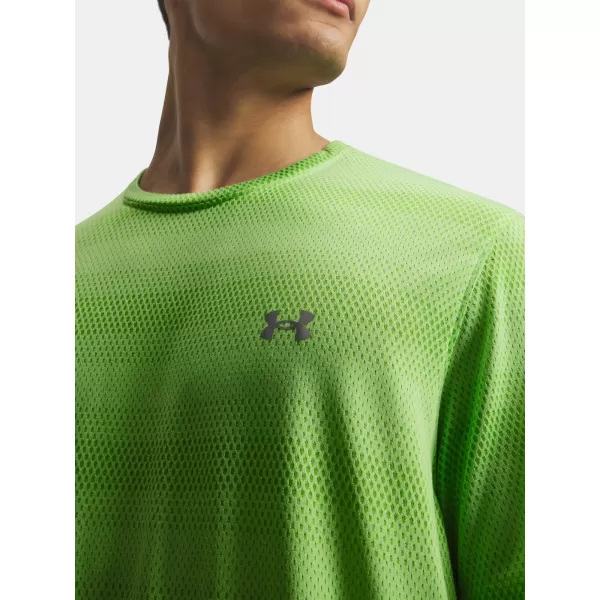  Moška majica s kratkimi rokavi UNDER ARMOUR VELOCITI SS 6009517-712 ZELENA 