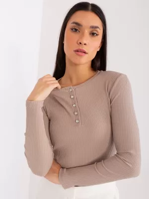 Ženska bluza BASIC FEEL GOOD RV-BZ-9211.26X TEMNO BEŽ