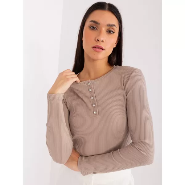  Ženska bluza BASIC FEEL GOOD RV-BZ-9211.26X TEMNO BEŽ 