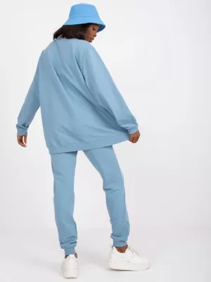 Ženski pulover BASIC FEEL GOOD AP-BL-A-R001 SVETLO MODRA