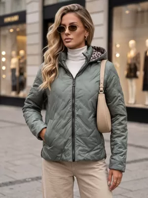 Ženska jakna DSTREET TY5775 ZELENA