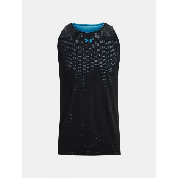  Moški brezrokavnik UNDER ARMOUR UA BASELINE REVERSIBLE TANK 1361899-422 MODRA 