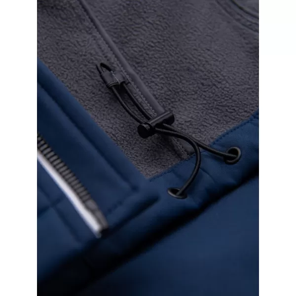 Moška softshell jakna OMBRE C581 MORNARSKO MODRA 
