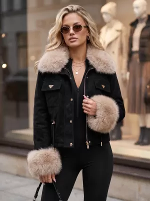 Ženska jakna DSTREET TY5703 ČRNA