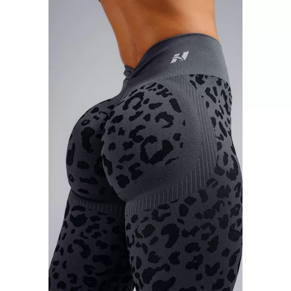  Kompresijske push-up pajkice z leopardjim potiskom NEBBIA PRIMAL 849 ČRNI LEOPARD 