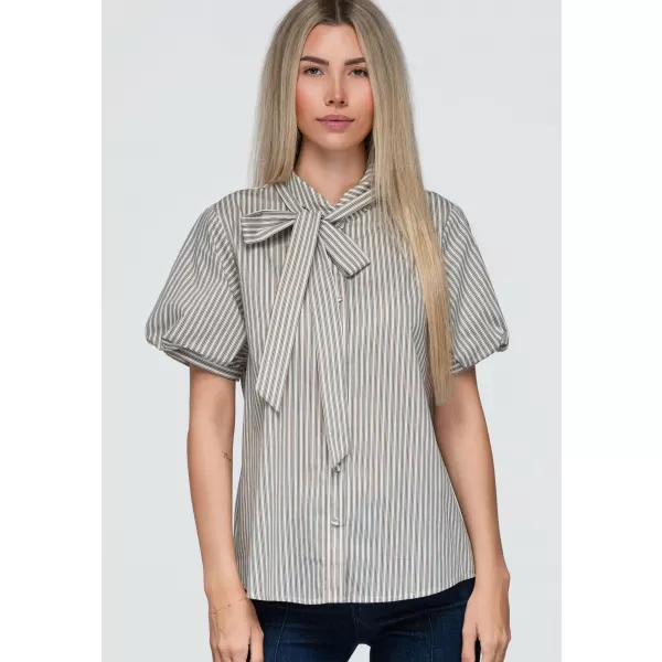 Ženska srajca OMBRE OW-SH-E0067 BEŽ 