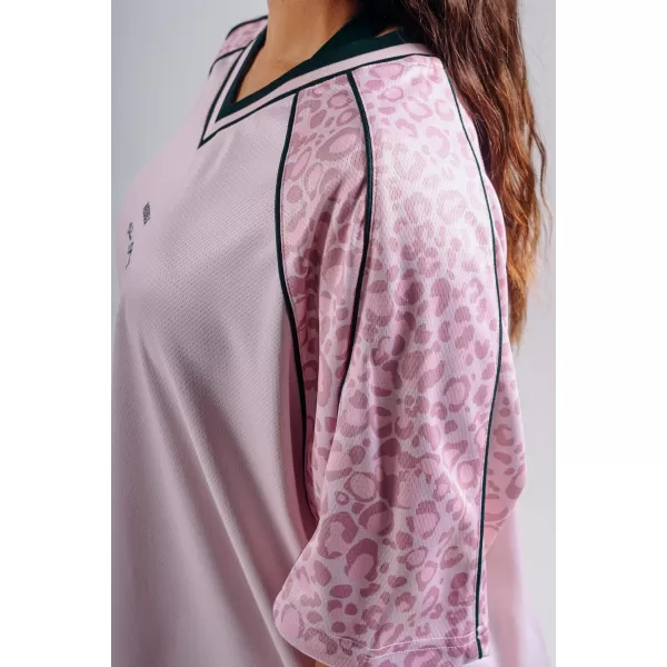  Prevelika majica s kratkimi rokavi 97 NEBBIA PRIMAL 862 ROZA LEOPARD 
